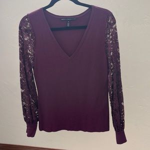 White House Black Market Brand purple shirt
